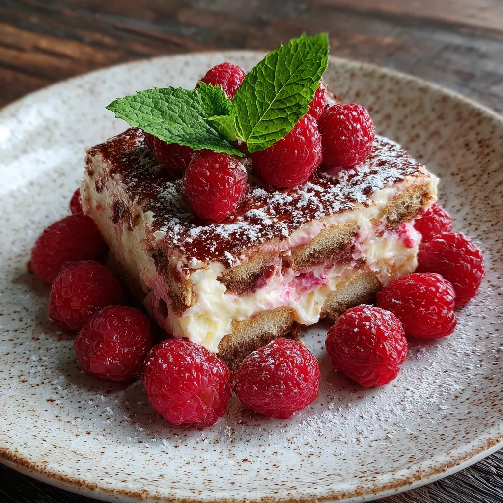Rich and Refreshing Raspberry Tiramisu
