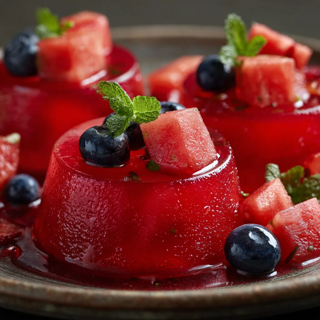 Fresh Fruit Watermelon Jelly