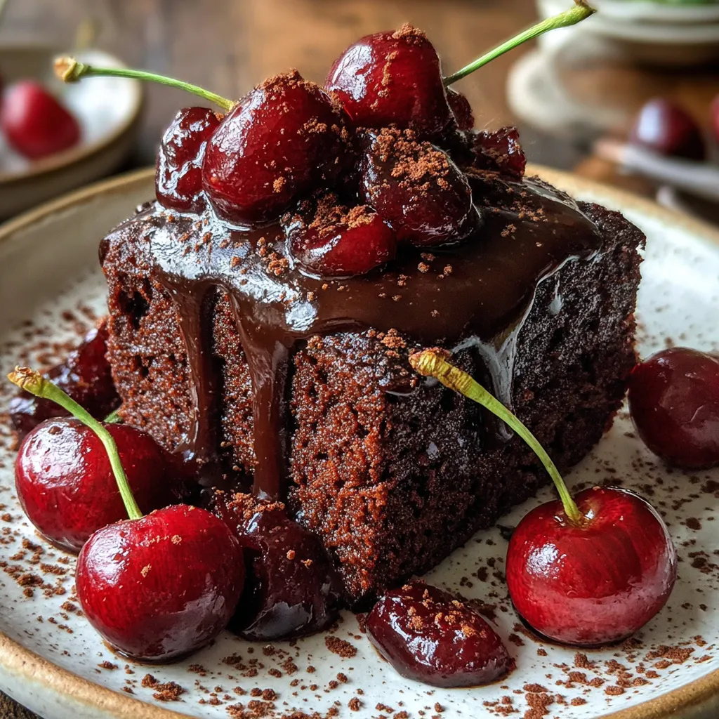 Chocolate Cherry Cake
