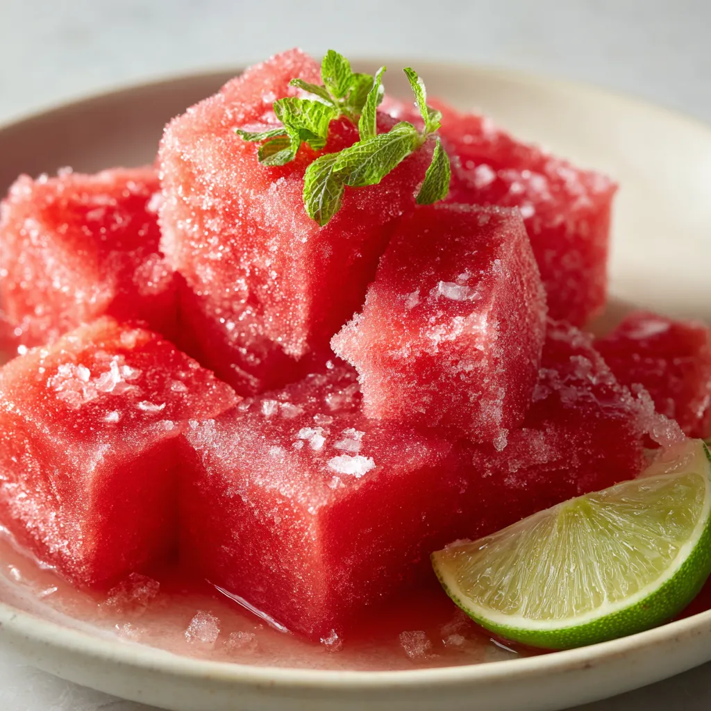 Watermelon Margarita Sorbet