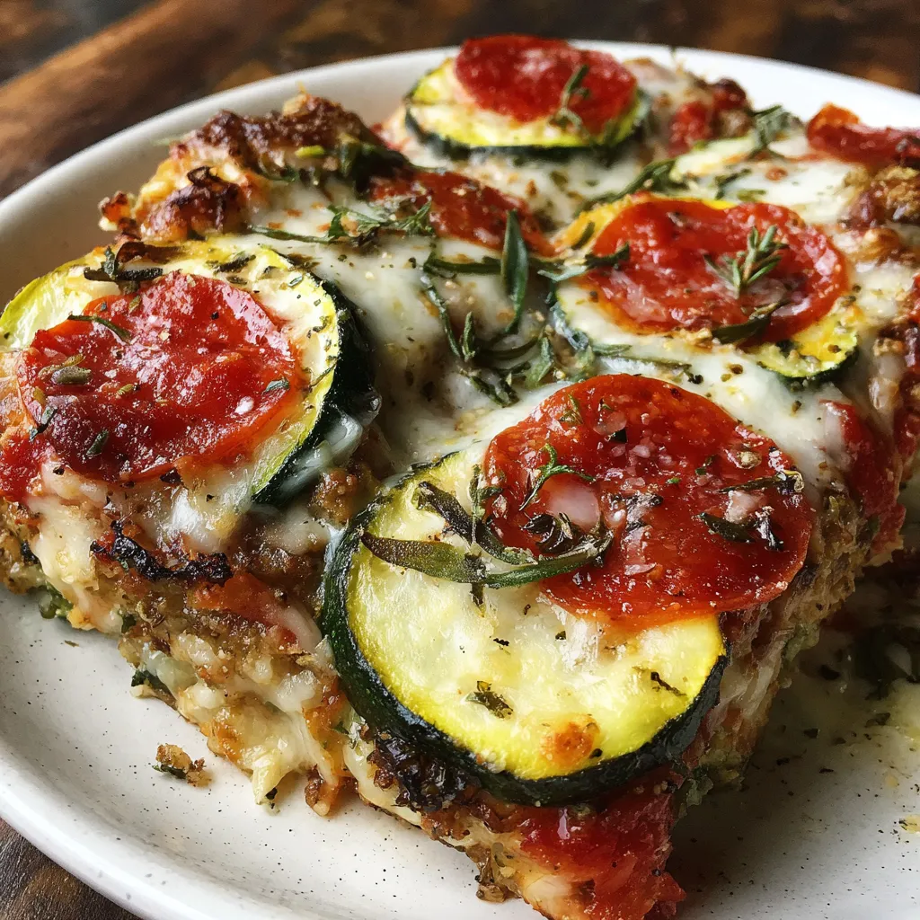 Zucchini Pizza Casserole