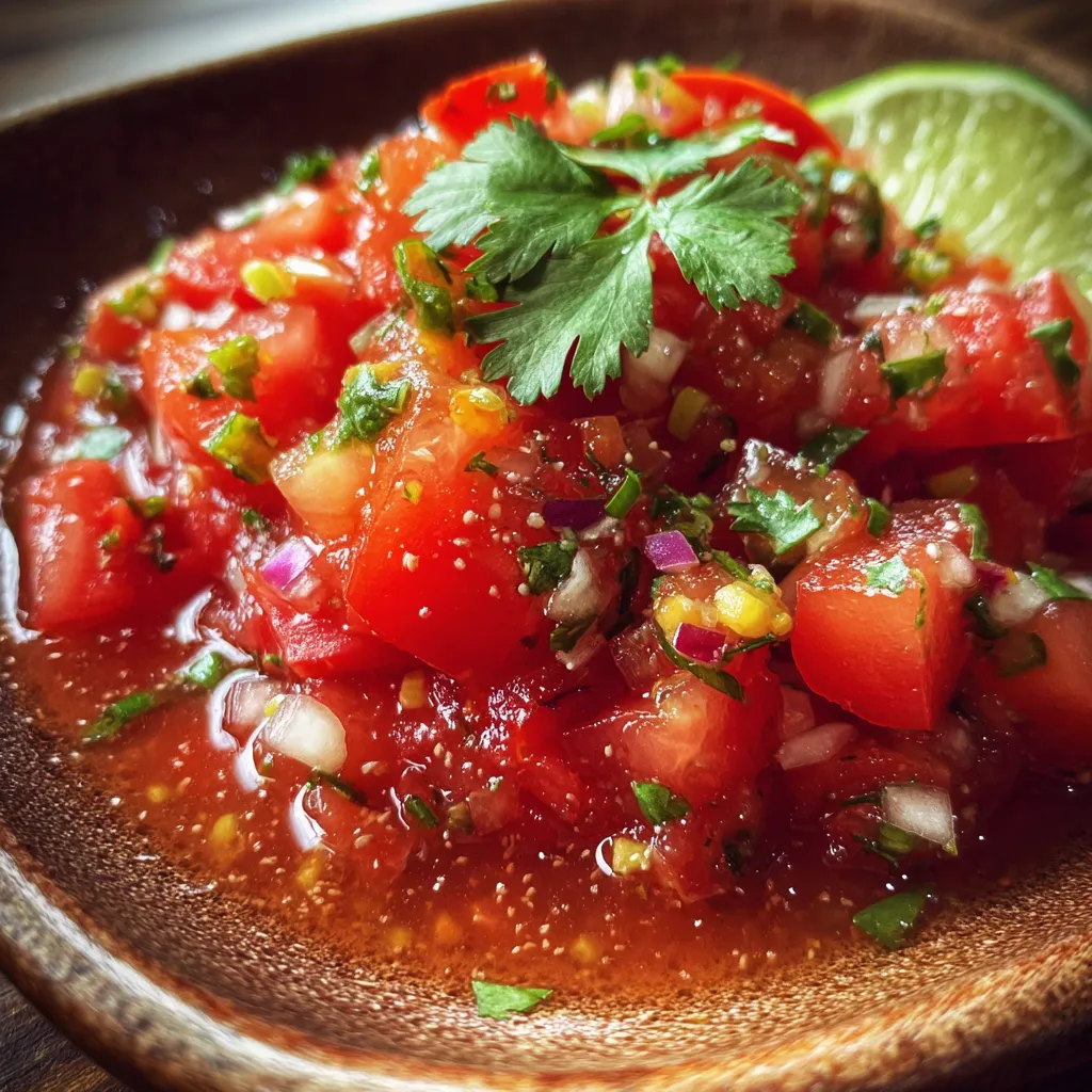 Fresh Chunky Zesty Restaurant-Style Salsa