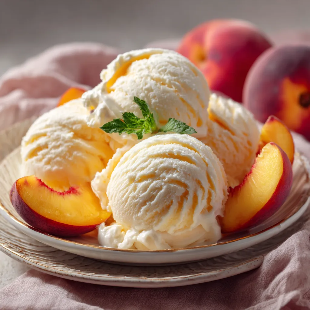 Peach Ice Cream