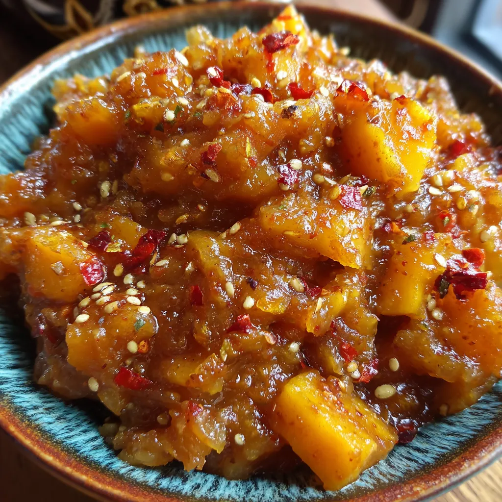 Sweet Tangy Indian Mango Chutney