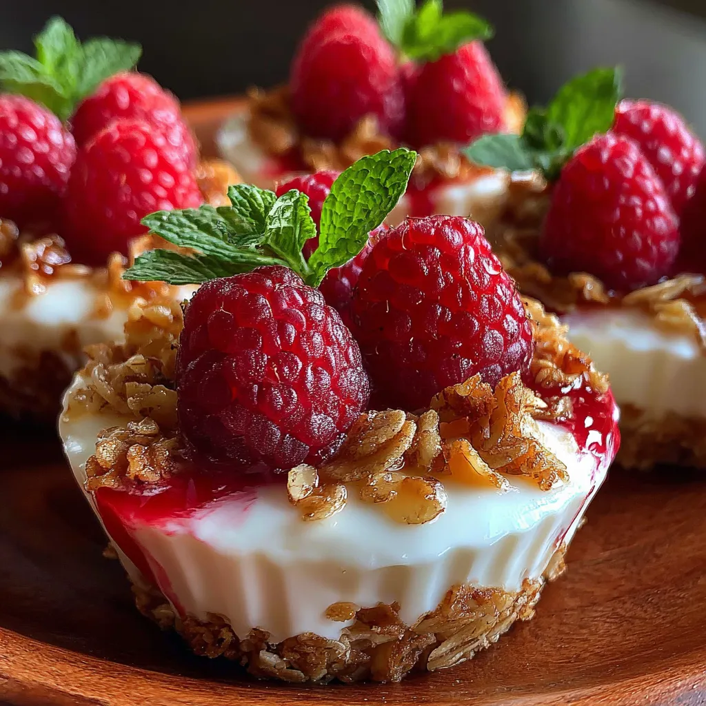 Creamy Raspberry Cottage Cheese Cups
