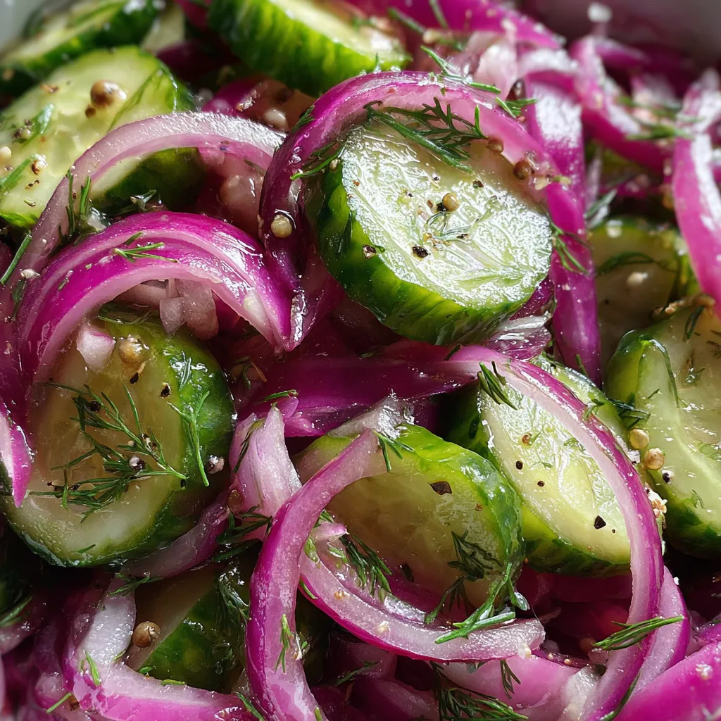 Old-Fashioned Pickled Cucumbers & Onions