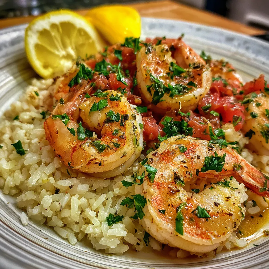 One-Pan Garlic Shrimp and Rice
