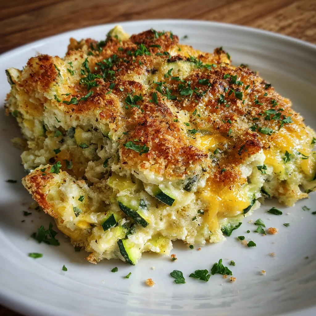Cheesy Zucchini Casserole