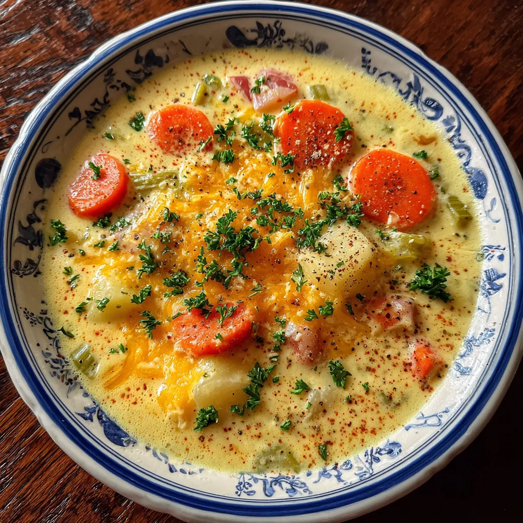 Cheesy Vegetable Chowder