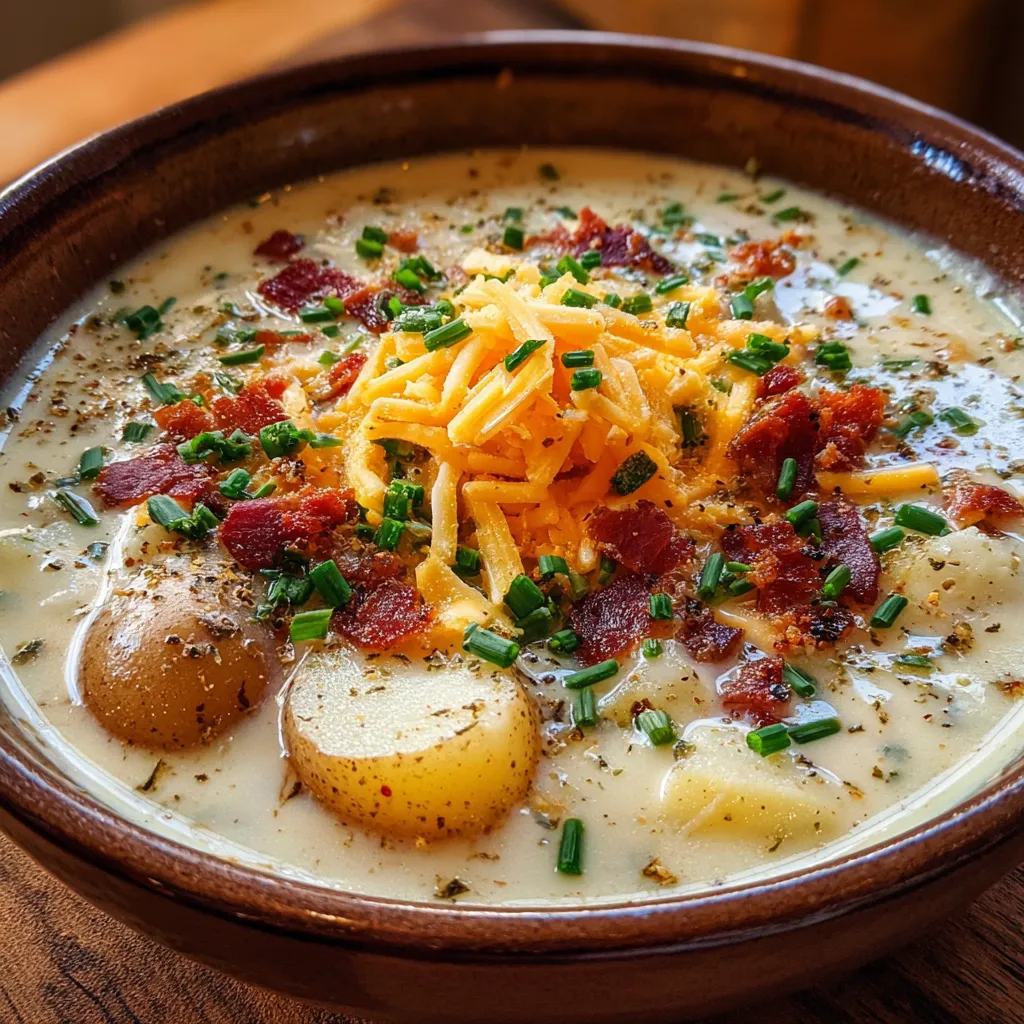 Creamy Smoked Gouda Potato Soup