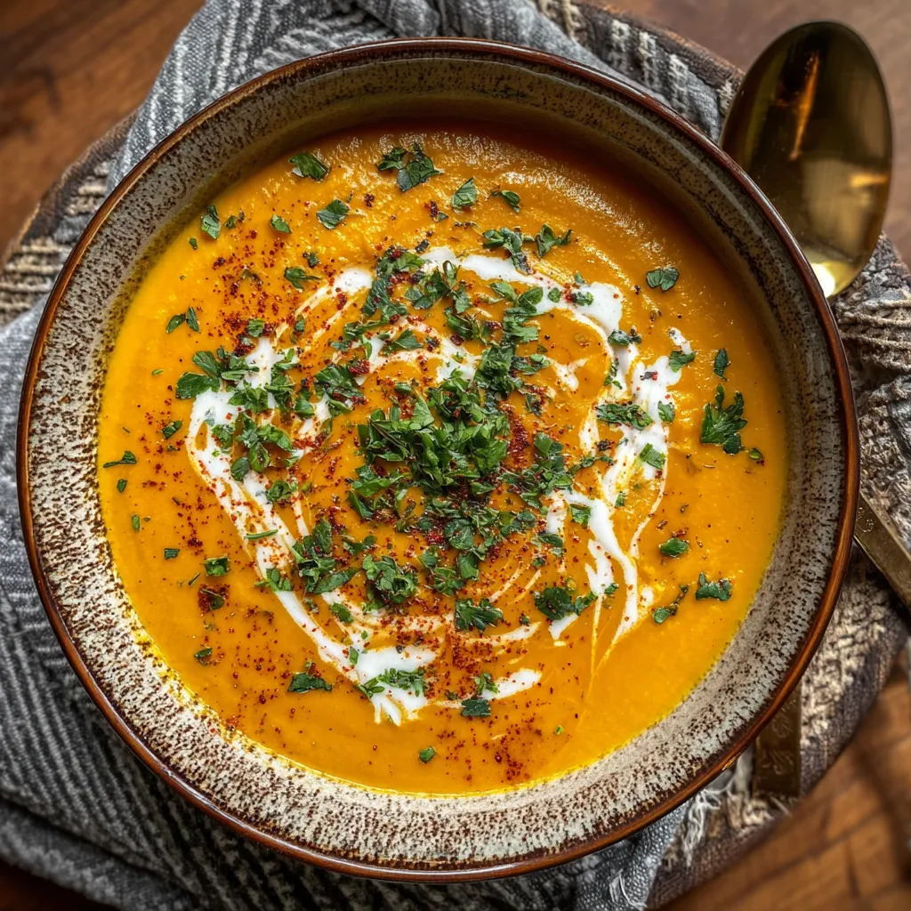 Curried Sweet Potato Bisque Vegan