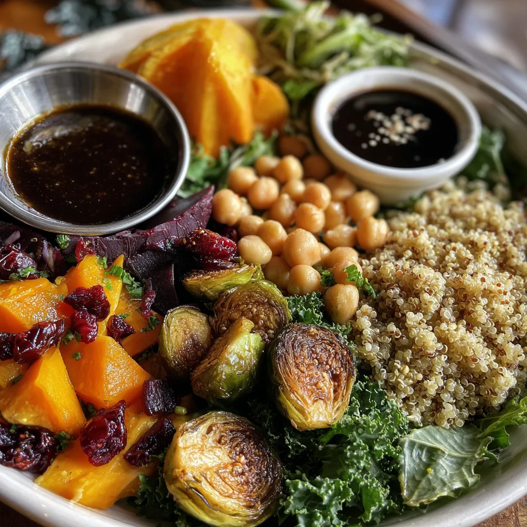 Harvest Bowls with Fig Balsamic Vinaigrette