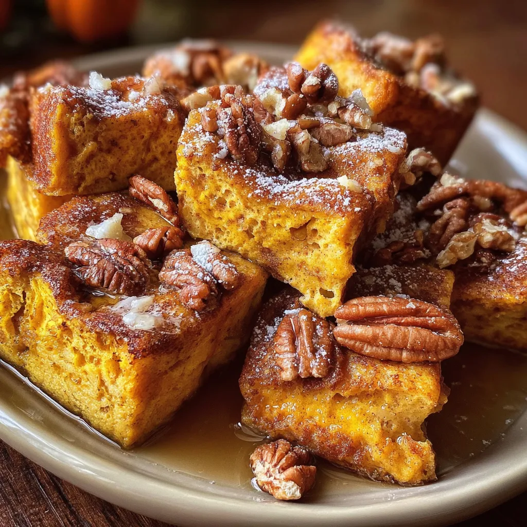 Pumpkin French Toast Casserole