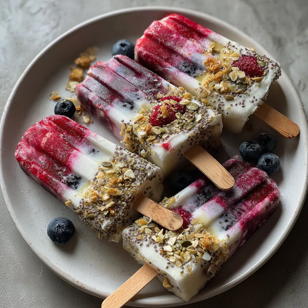 Healthy Breakfast Popsicles