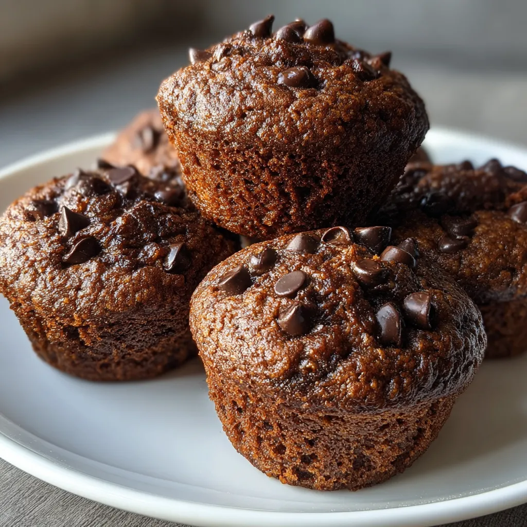 Healthy Chocolate Mini Muffins
