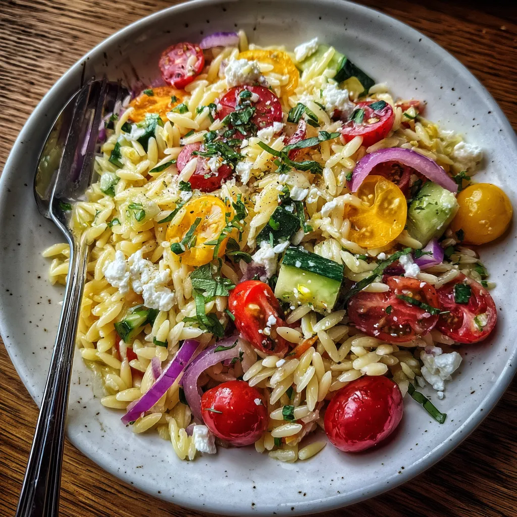 Summer Orzo Pasta Salad