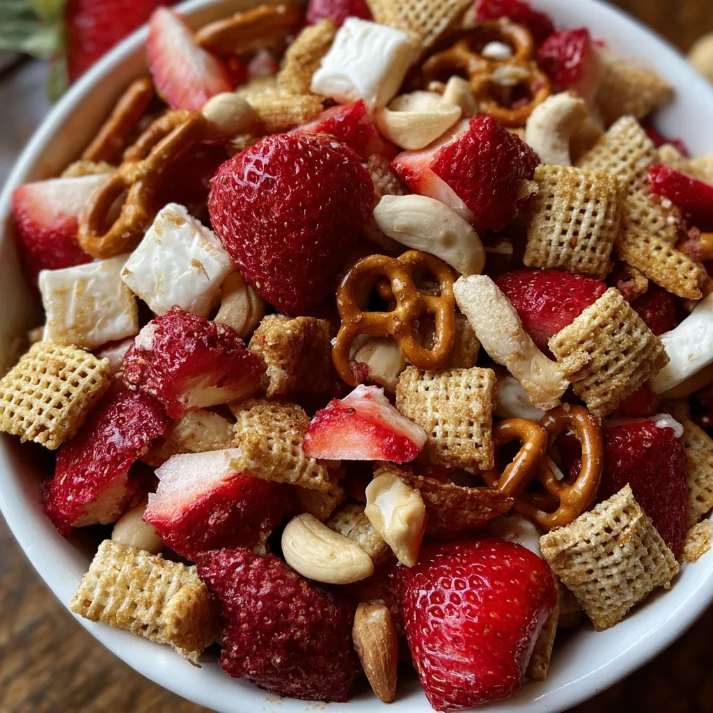 Strawberry Snack Mix