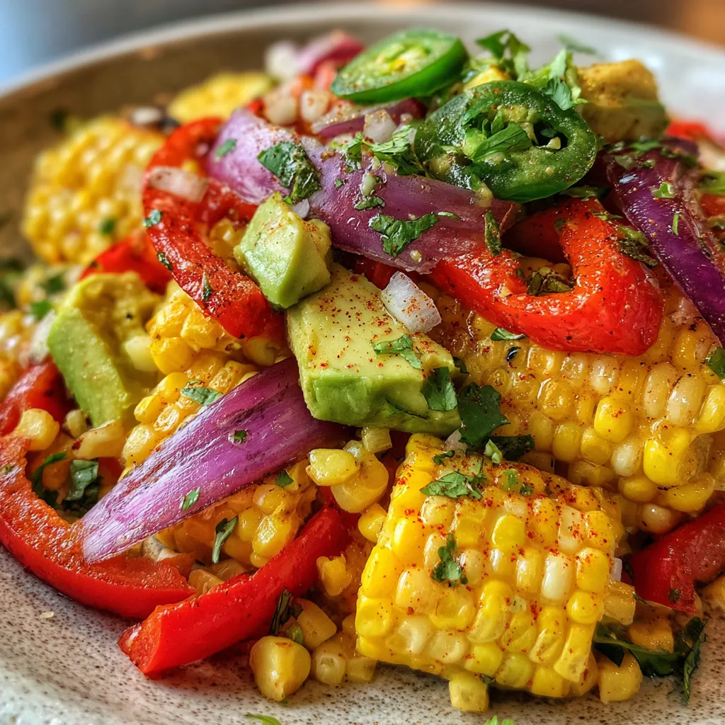 Zesty Grilled Southwest Corn Salad