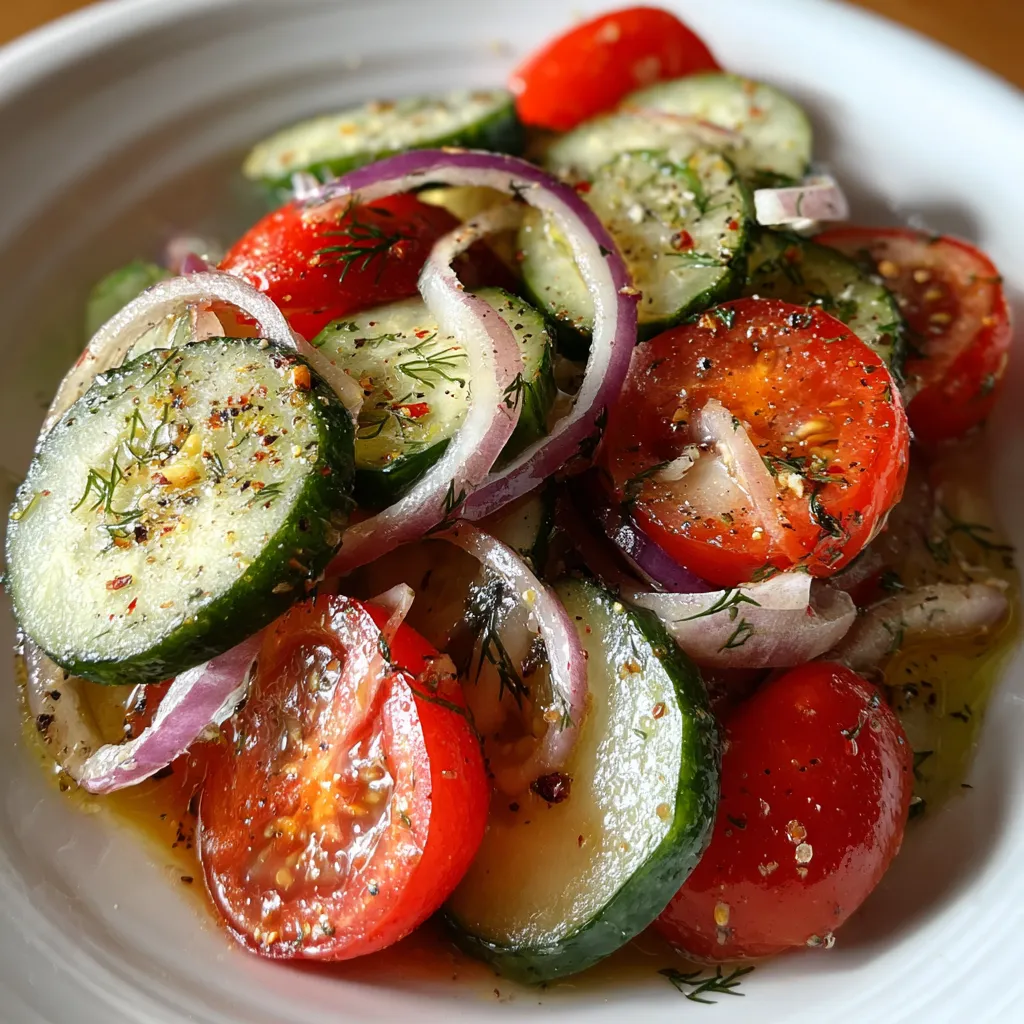 Cucumber Tomato Salad