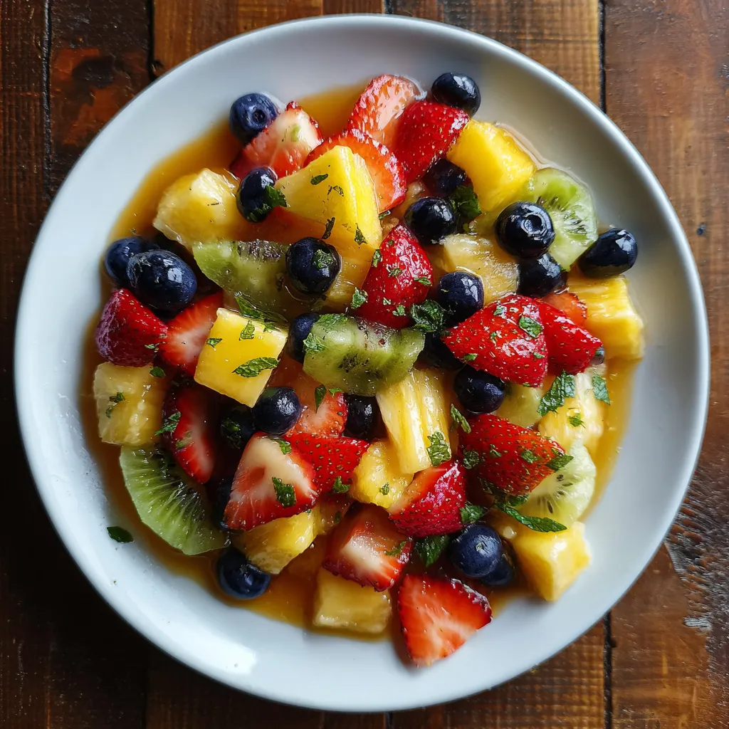 Honey Lime Fruit Salad