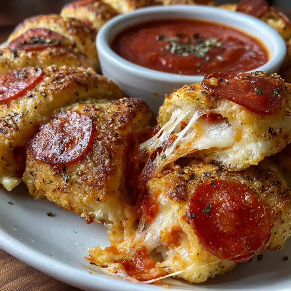 Pepperoni Pizza Crescent Rolls