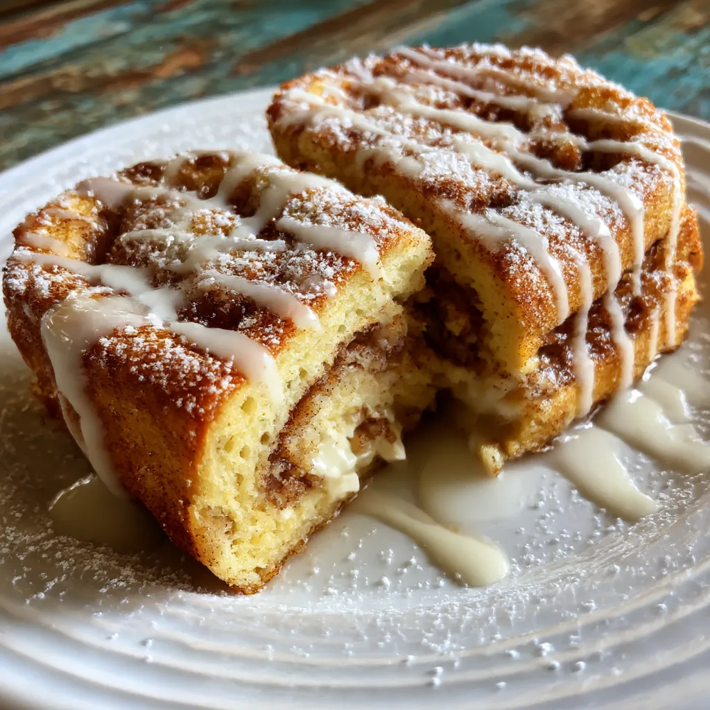 Cinnamon Roll French Toast Roll-Ups