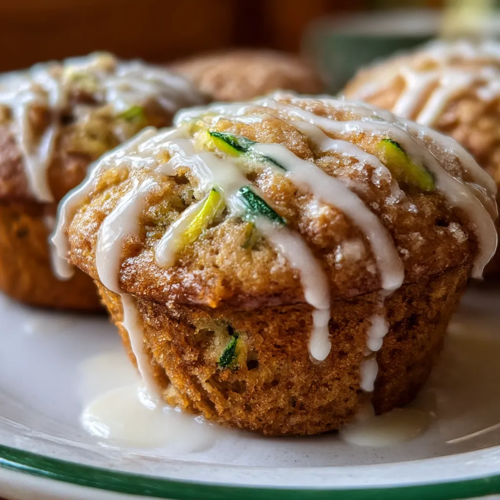 Cinnamon Roll Zucchini Muffins