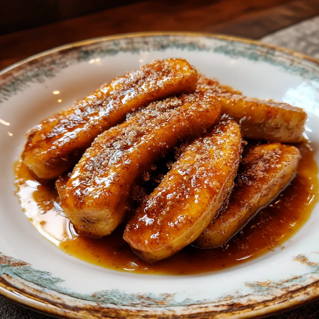 Brown Sugar Cinnamon Bananas