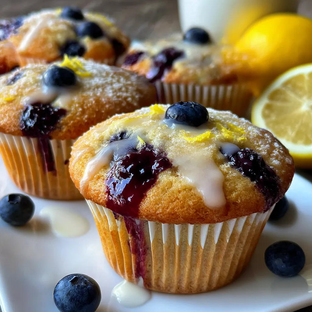 Blueberry Lemonade Cupcakes