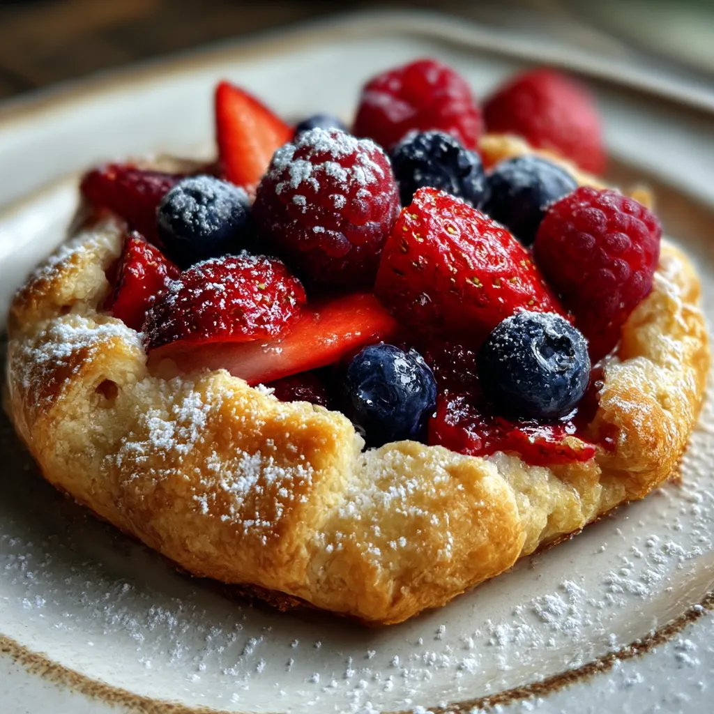 Mini Summer Berry Galettes