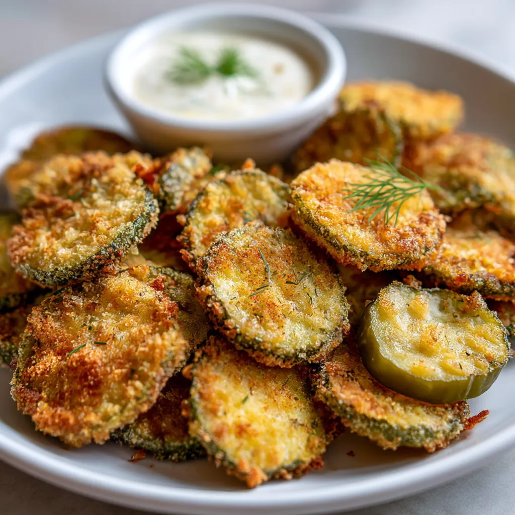 Healthy Air Fryer Fried Pickles
