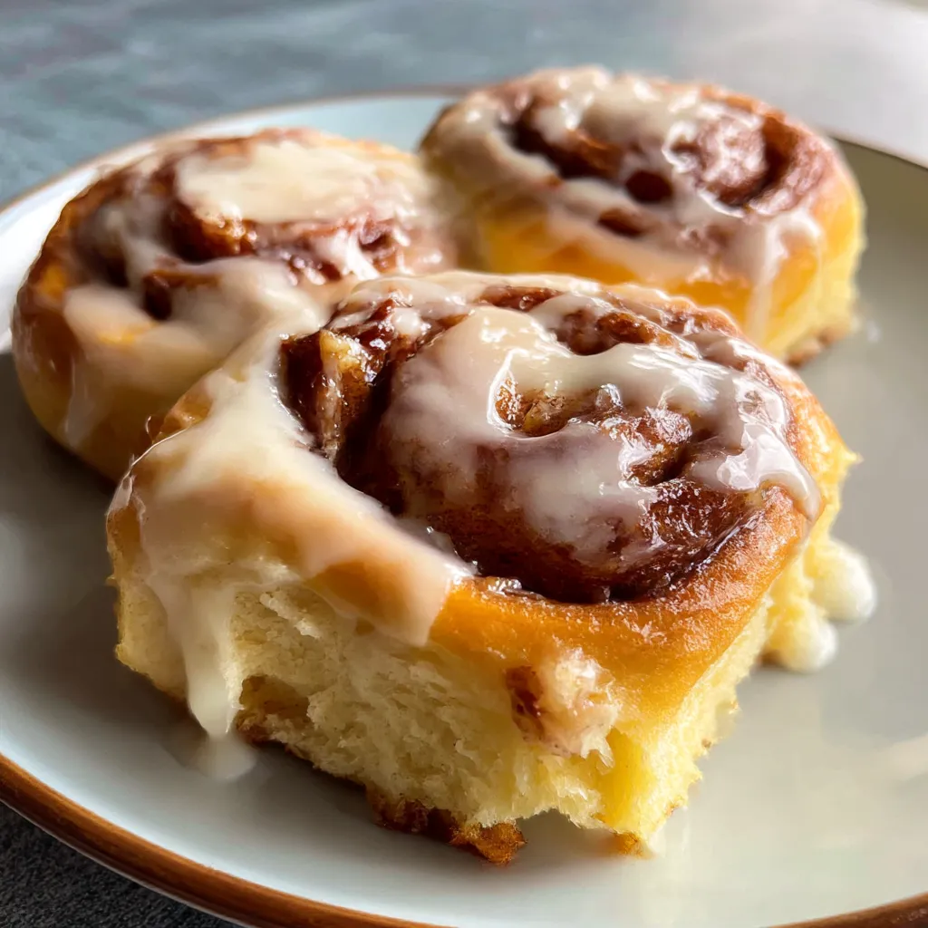 Warm and Gooey Baked Cinnamon Rolls