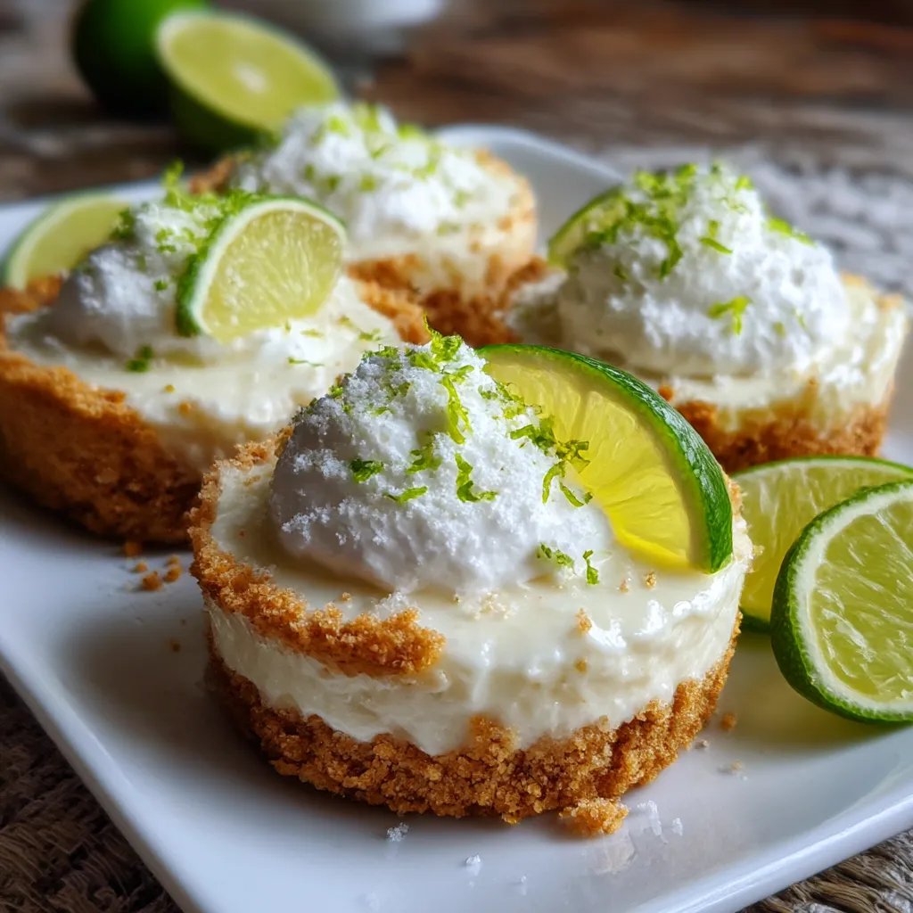 Mini No Bake Key Lime Pies