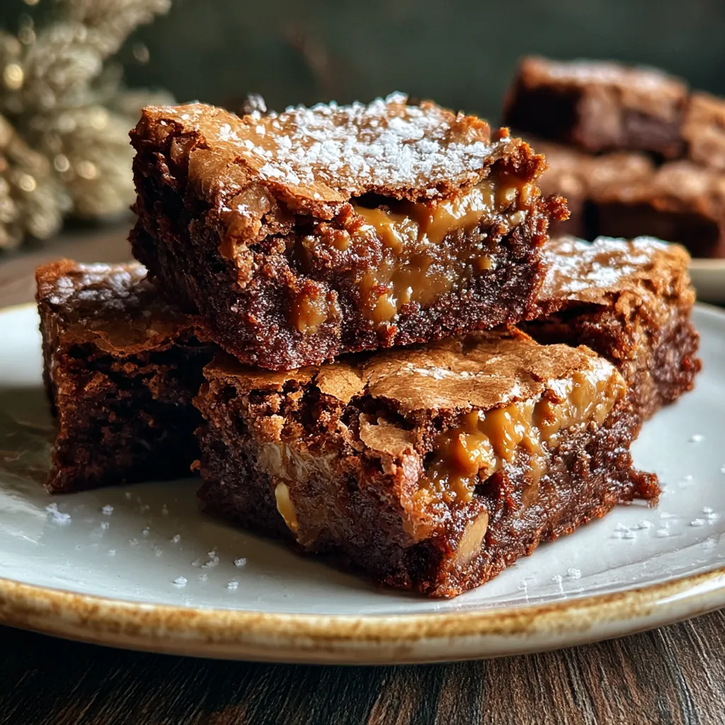 Chewy Peanut Butter Brownies