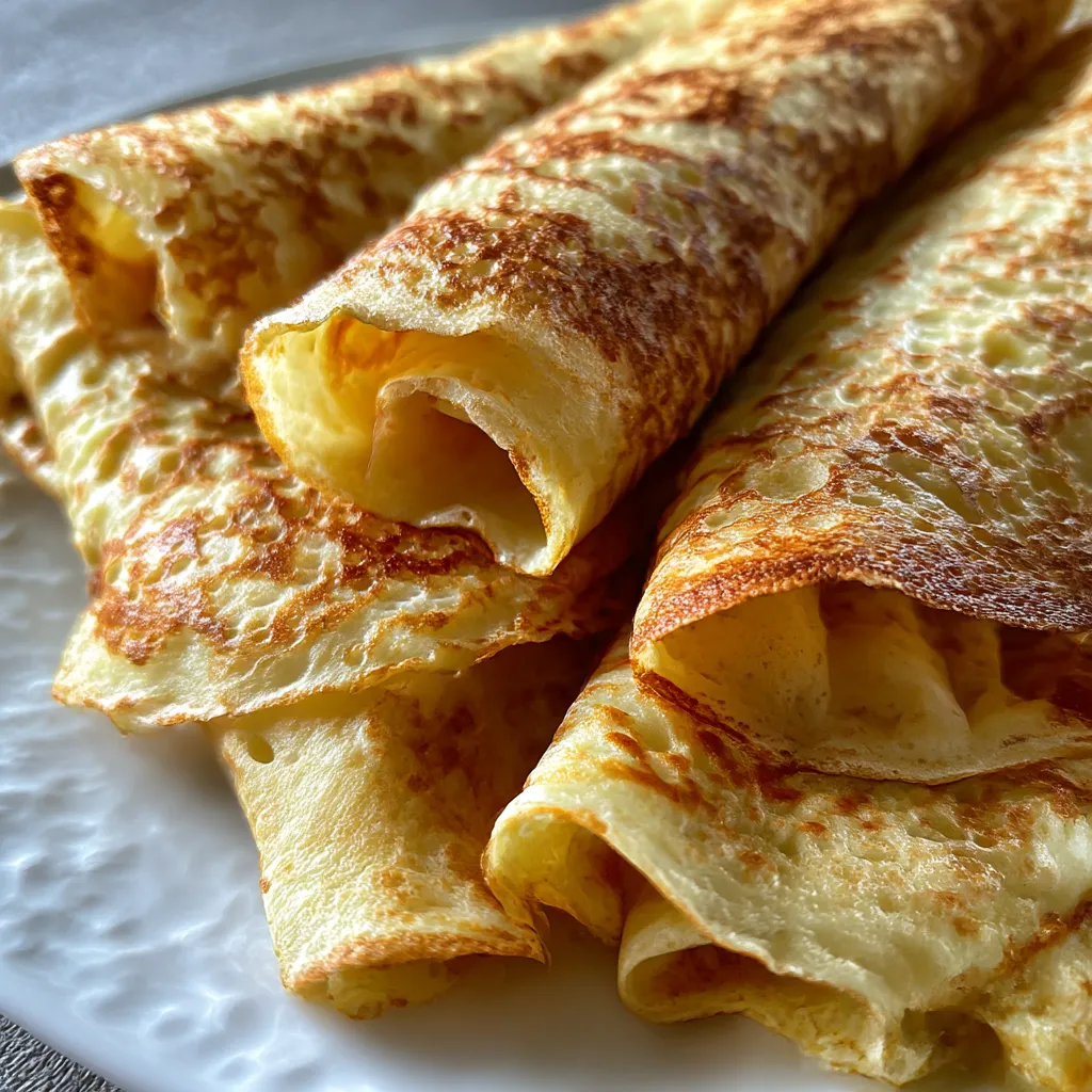 Light Fluffy French Crepes