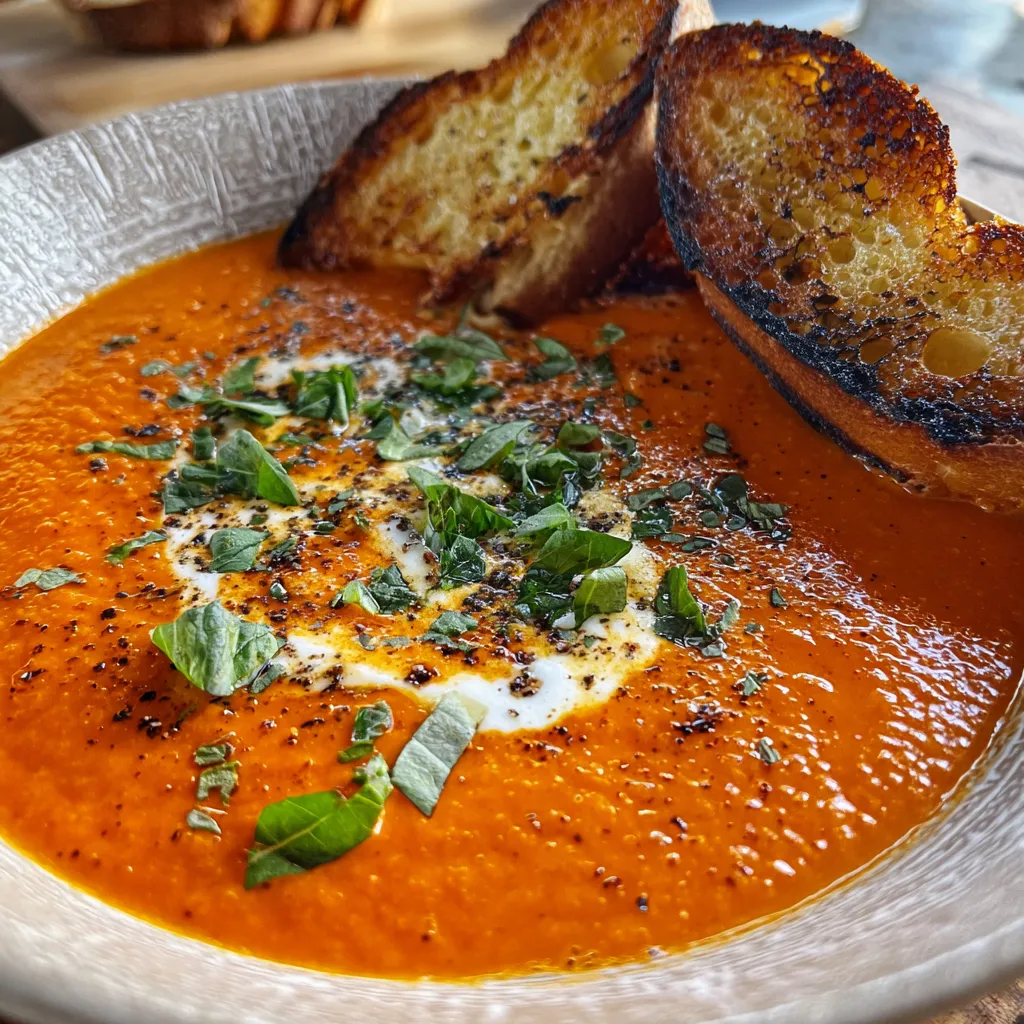 Creamy Roasted Tomato Soup