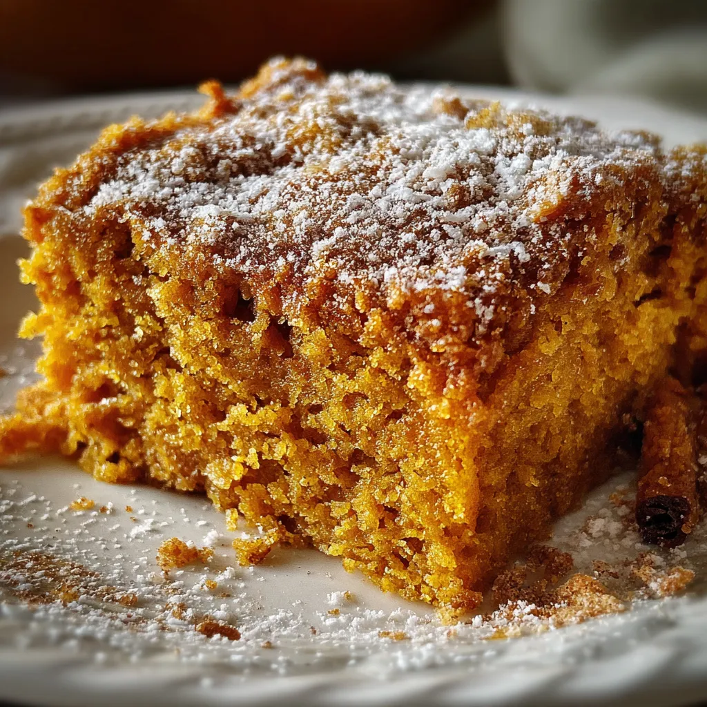 Pumpkin Snickerdoodle Snack Cake