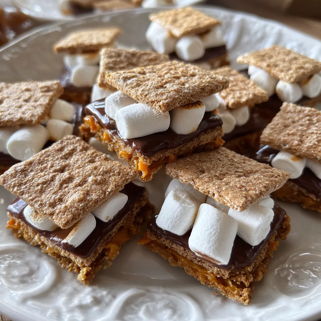 Pumpkin Smores Bites