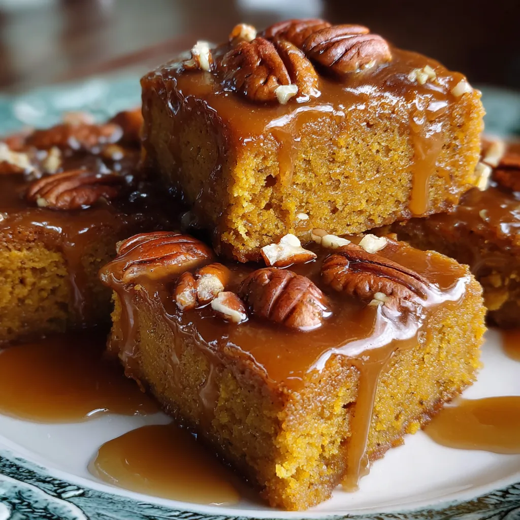 Sweet Potato Blondies with Maple Syrup Glaze