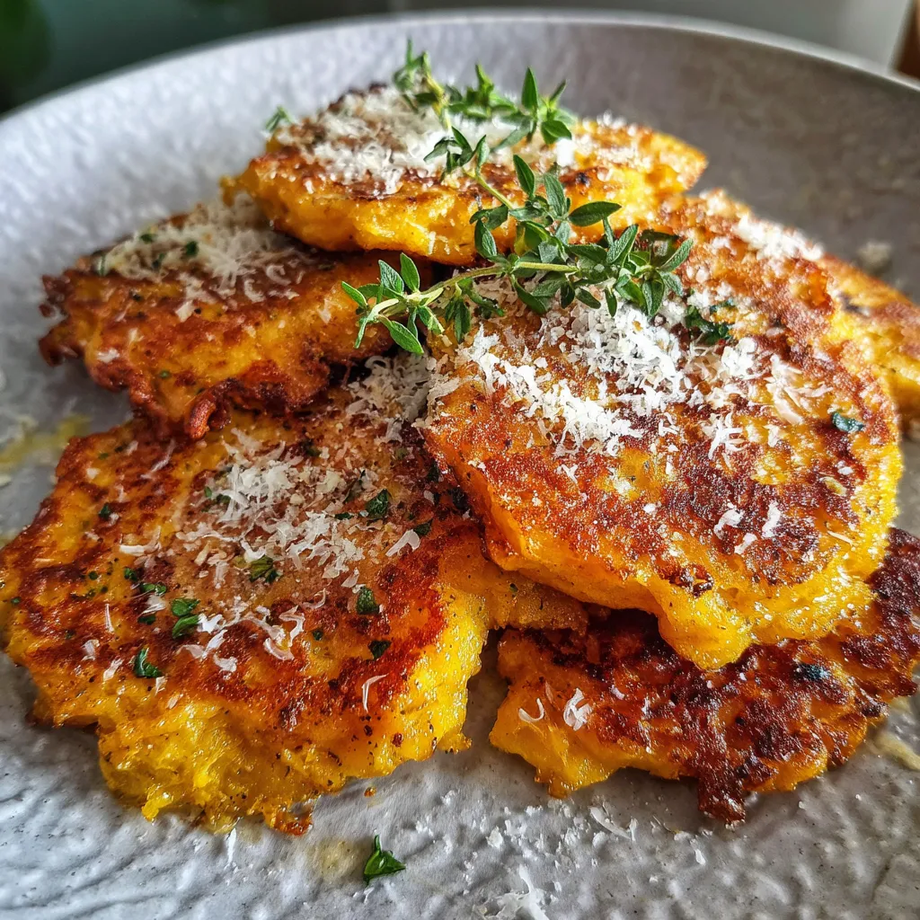 Parmesan Pumpkin Fritters