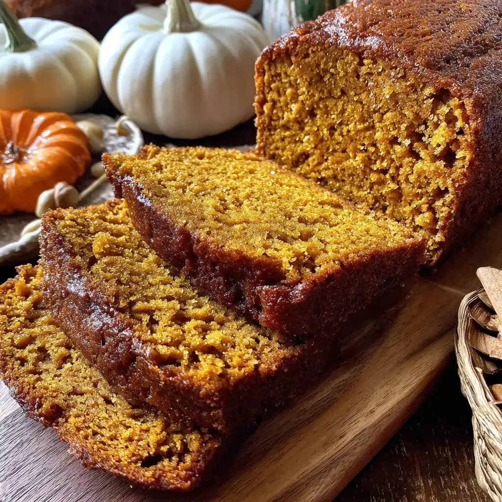 Moist Spiced Pumpkin Bread
