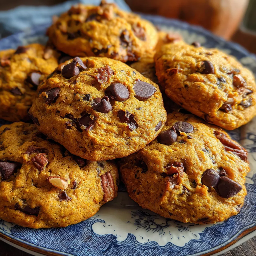 Pumpkin Chocolate Chip Cookies