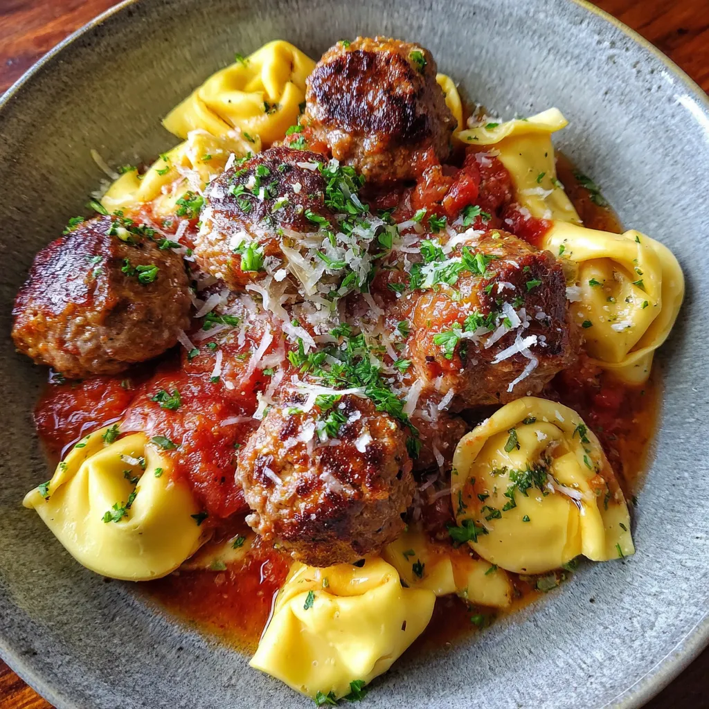 Meatballs and Tortellini