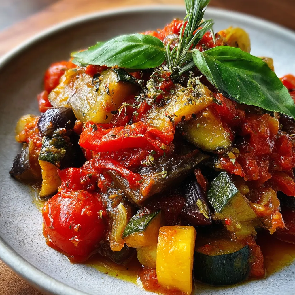 Hearty Slow-Simmered Mediterranean Ratatouille