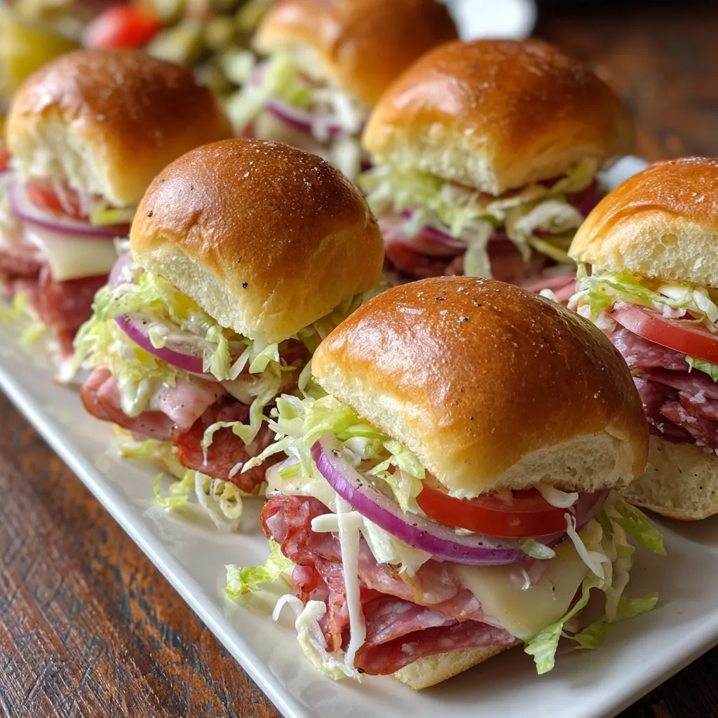 Italian Grinder Sliders