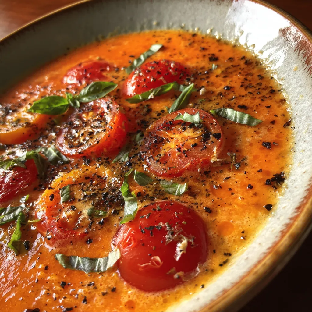 Tomato Basil Soup Dairy-Free Gluten-Free