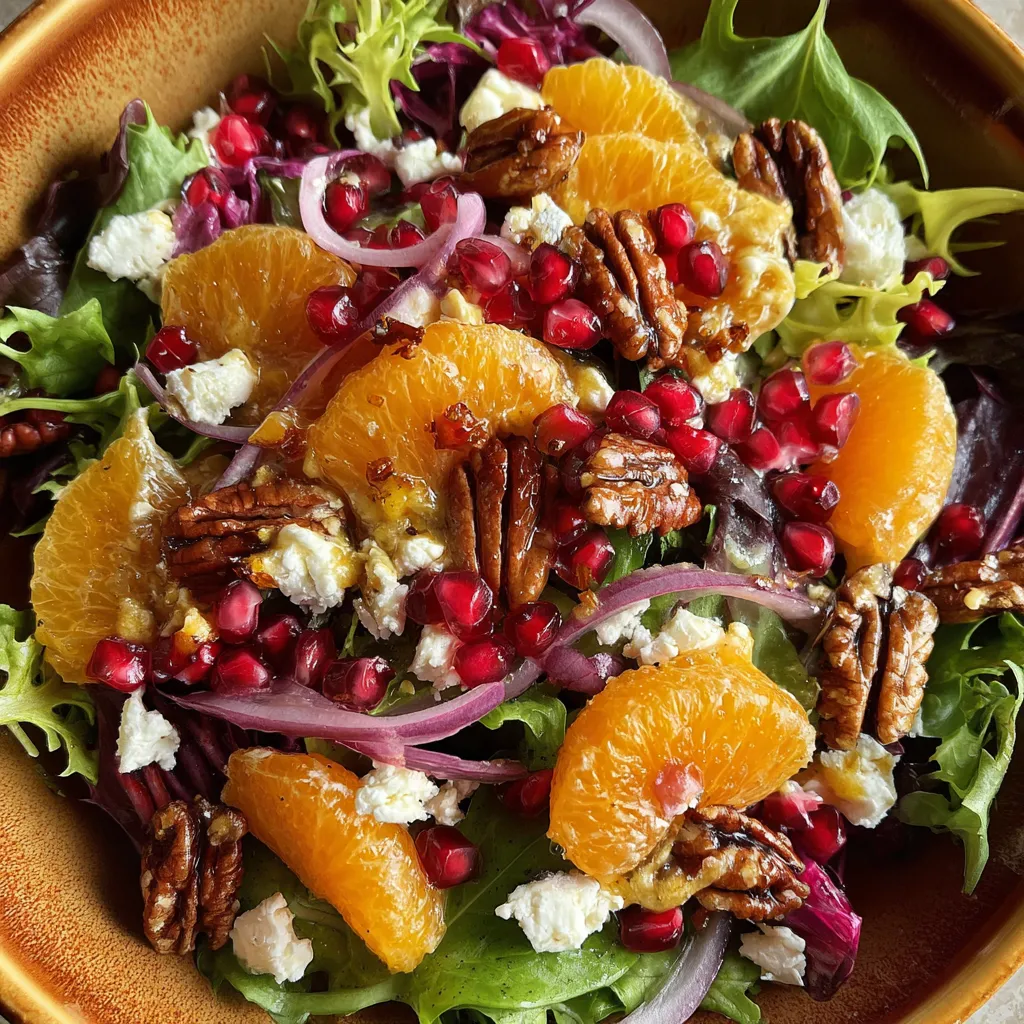 Christmas Salad with Orange Vinaigrette