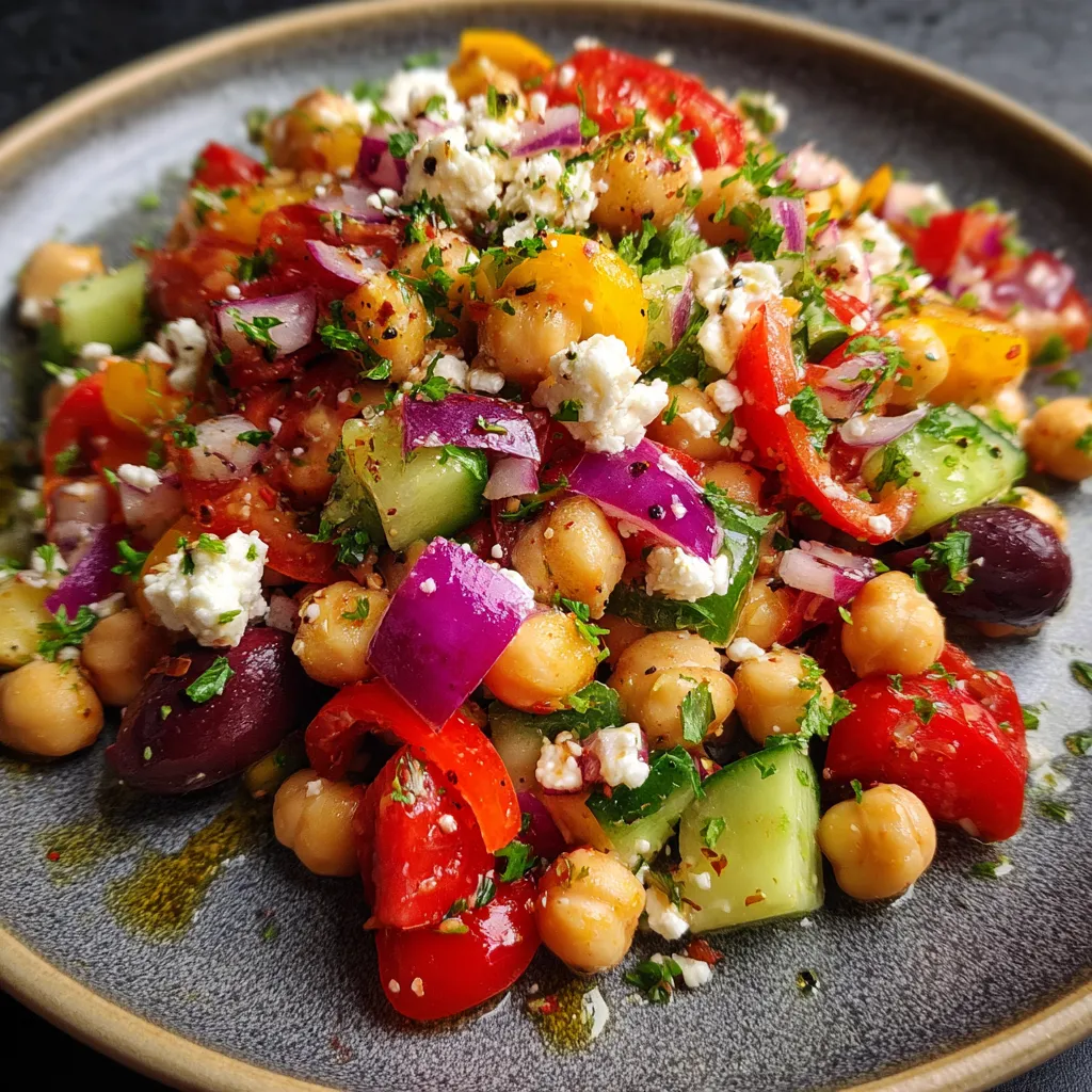 Mediterranean Chickpea Salad