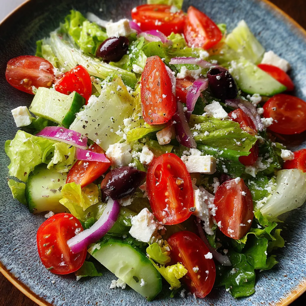 Fresh Mediterranean Garden Salad