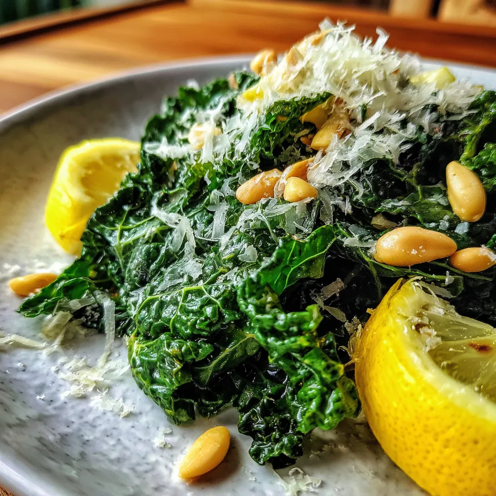 Lemon Parm Kale Salad